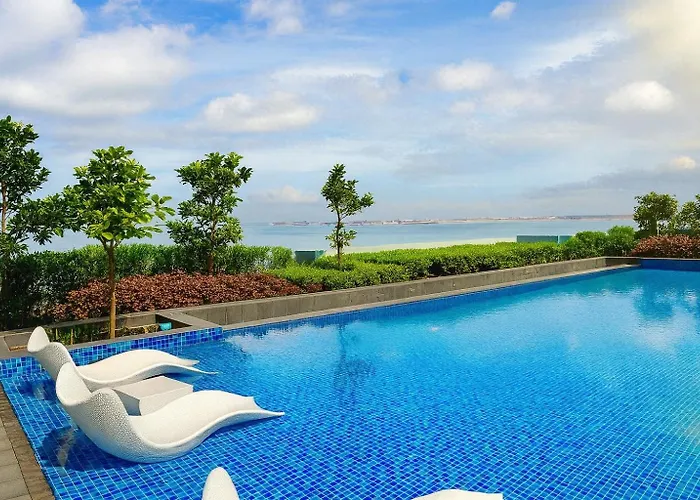Modern 3br 180 Degree Seaview Beside Okada 14 *